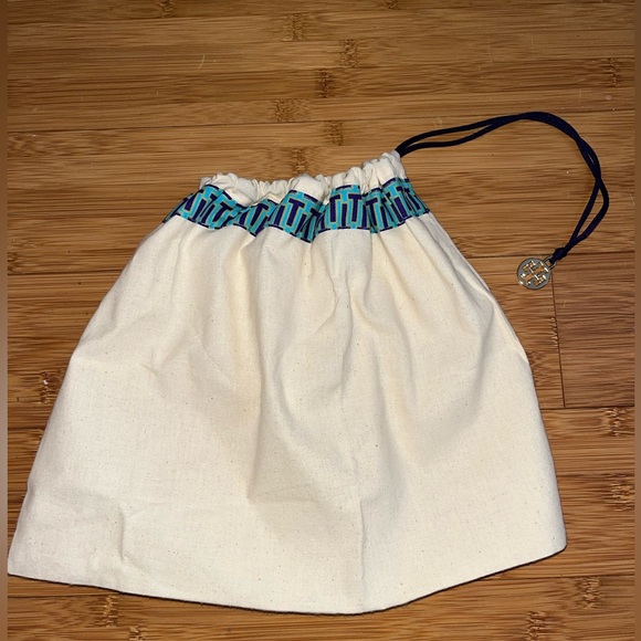 Tory Burch Drawstring Canvas Bag - Picture 1 of 5